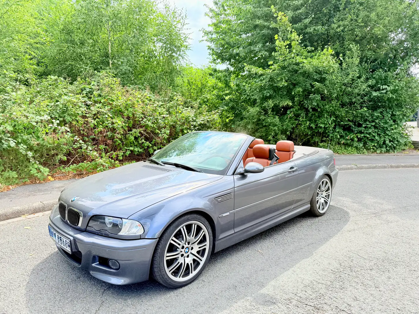 BMW M3 E46 Cabrio SMG Harman Kardon Scheckheft 19"M-Felge Gri - 1