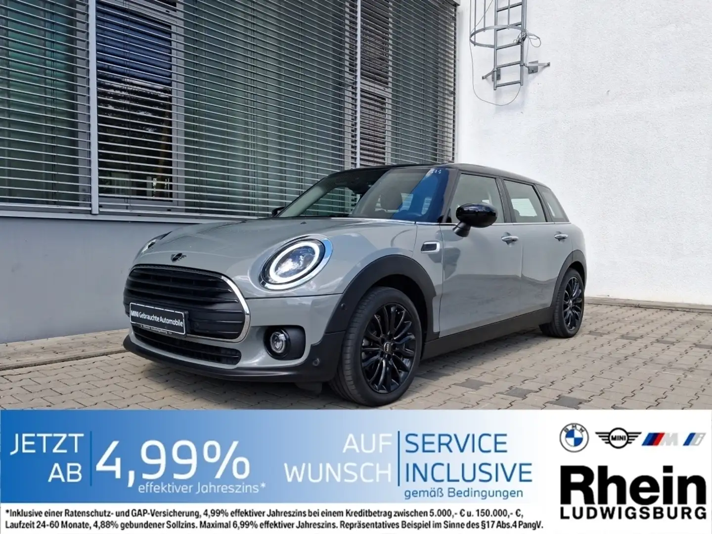 MINI Cooper Clubman LED Navi DrivAss RFK SHZ ParkAss Grau - 1
