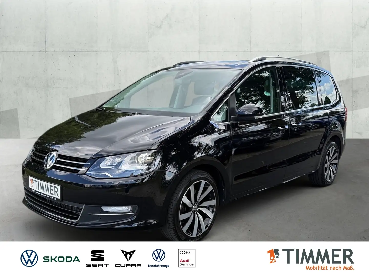 Volkswagen Sharan 1.4 TSI HIGHLINE *7-SITZ *LED *PANO *AHK *ACC *RK Schwarz - 1