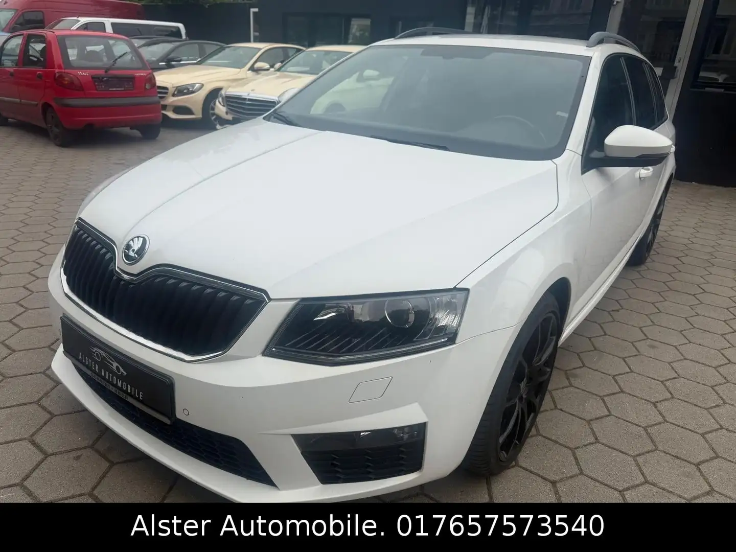 Skoda Octavia Combi RS 4x4 2,0 TDI DSG 184PS *VOLL* Blanco - 2
