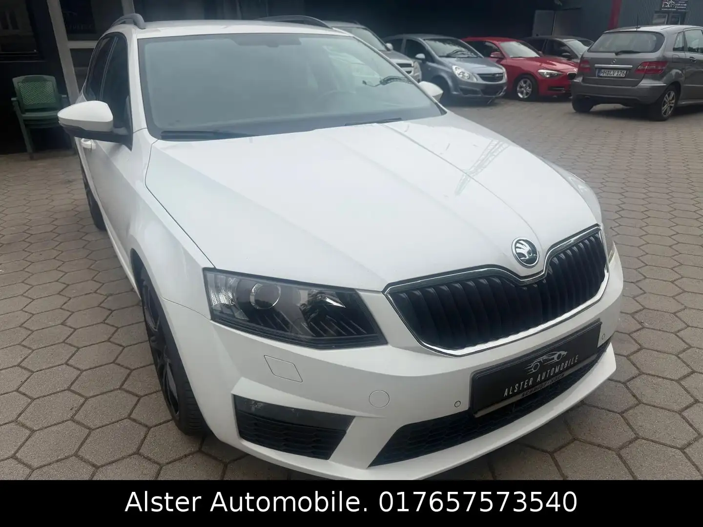 Skoda Octavia Combi RS 4x4 2,0 TDI DSG 184PS *VOLL* Blanco - 1