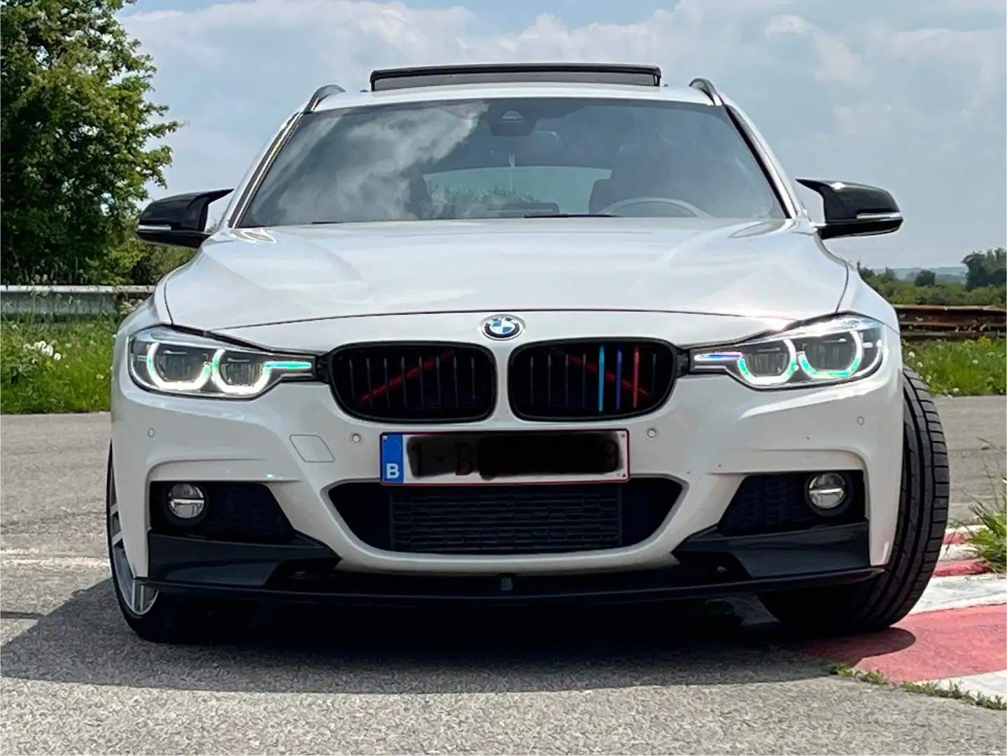 BMW 320 Touring 320d xDrive 190 ch BVA8 M Sport Pack Shado Blanco - 1
