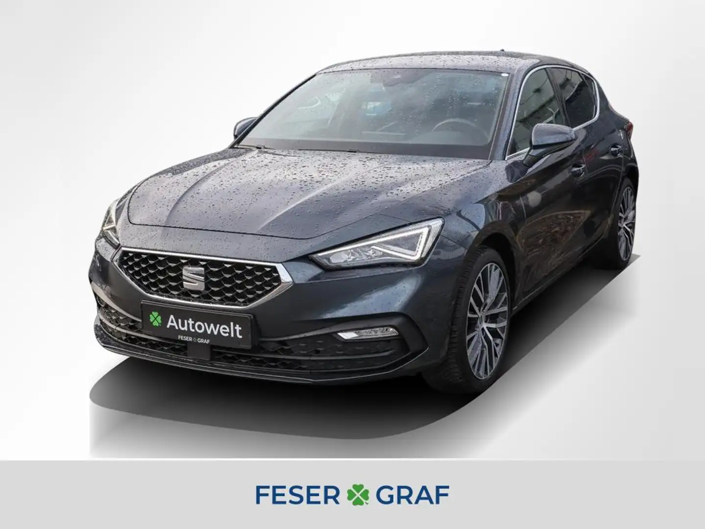 SEAT Leon 2.0 TDI Xcellence DSG ACC AHK Navi Sitzh. Grau - 1