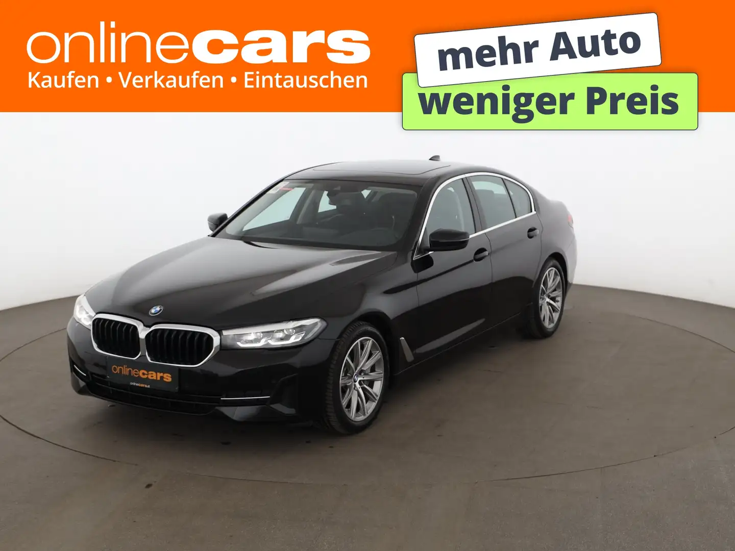 BMW 530 d Limousine Aut LED SKY LEDER DIGITAL-TACHO Schwarz - 1