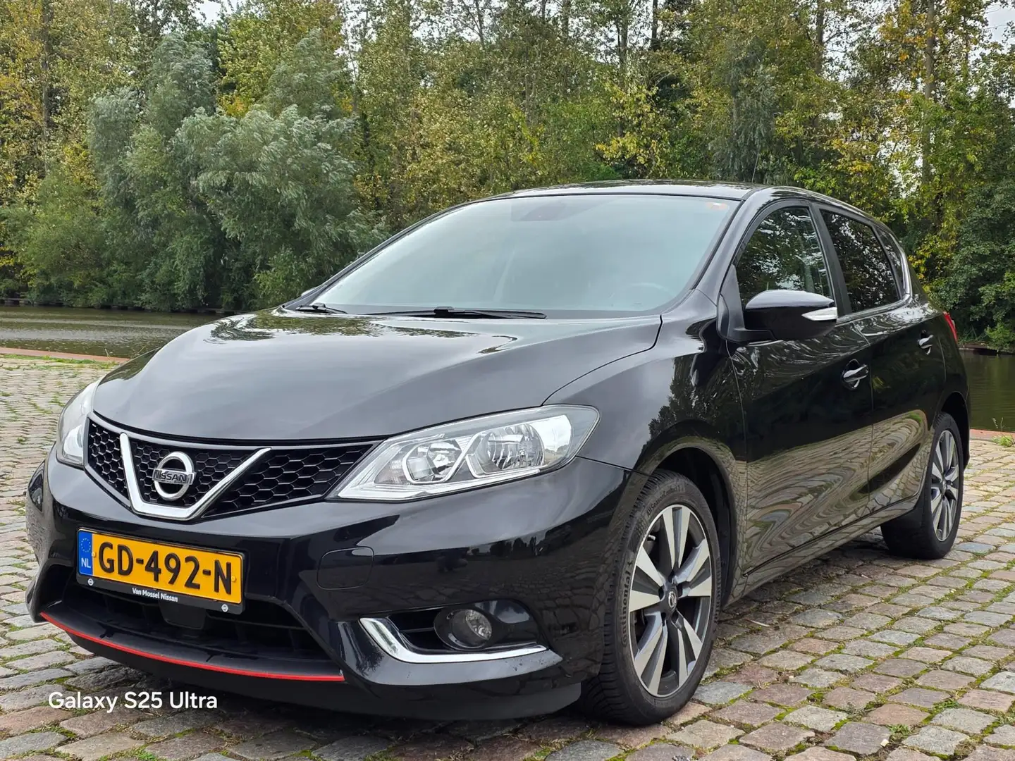 Nissan Pulsar 1.2 DIG-T Connect Editionb Automaat achteruit came Negru - 2