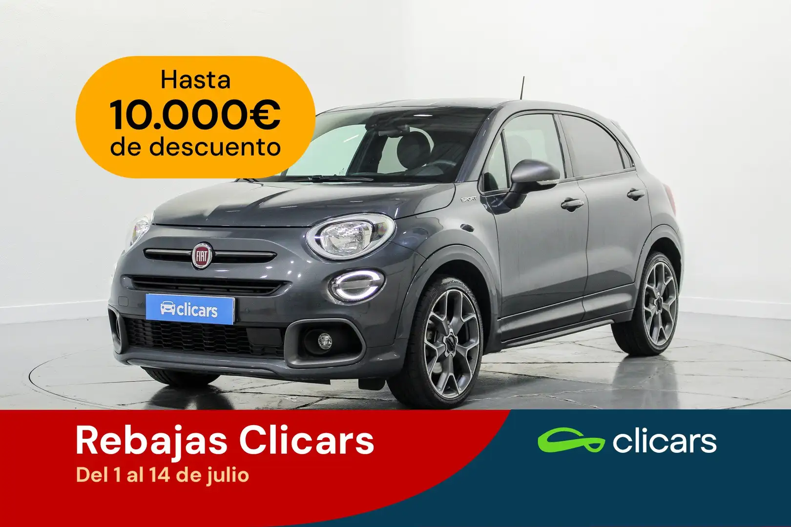 Fiat 500X 1.3 Firefly S&S Sport DCT 4x2 Gris - 1