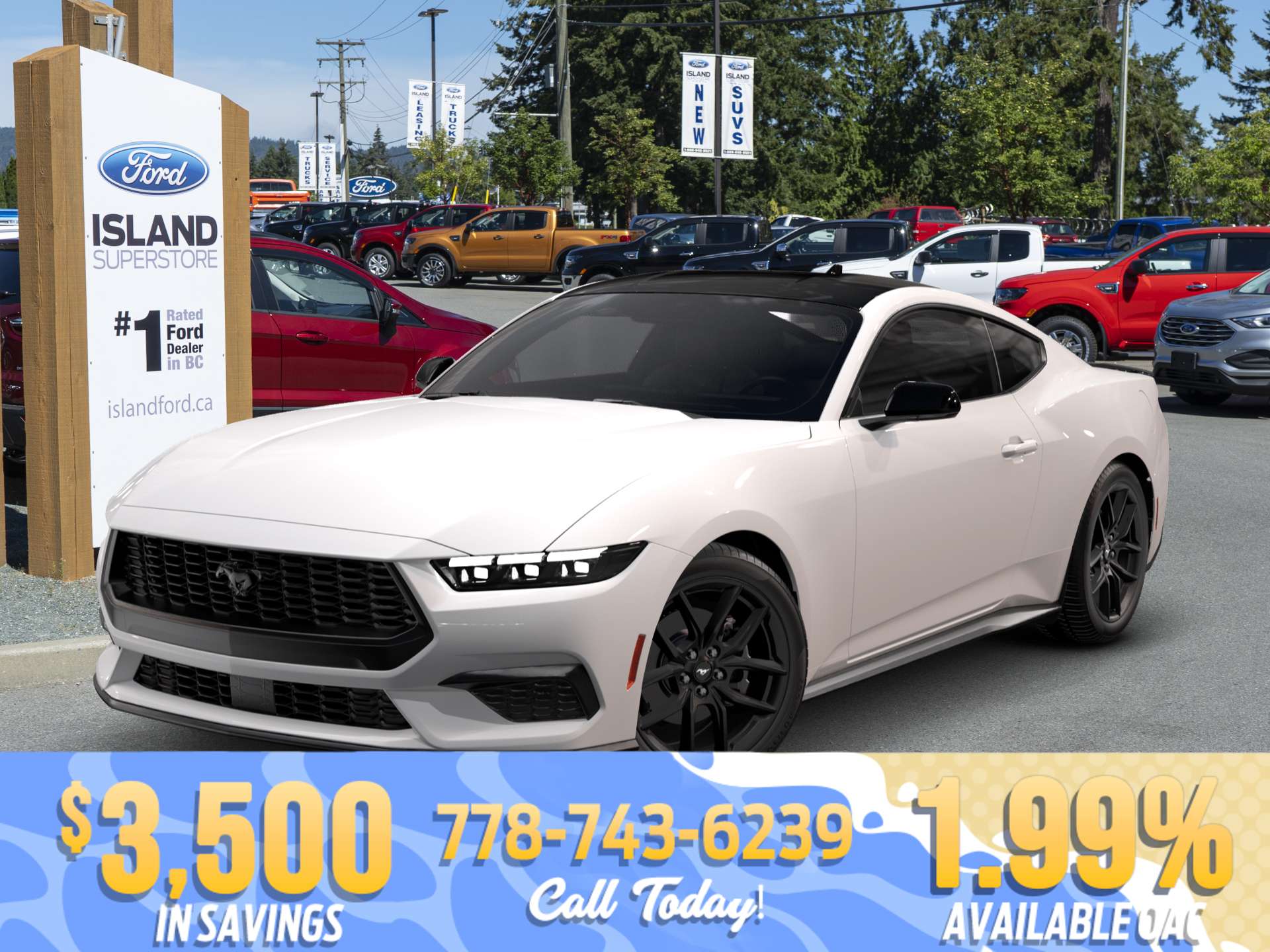 White 2026 Ford Mustang Coupe Rear-Wheel Drive Automatic