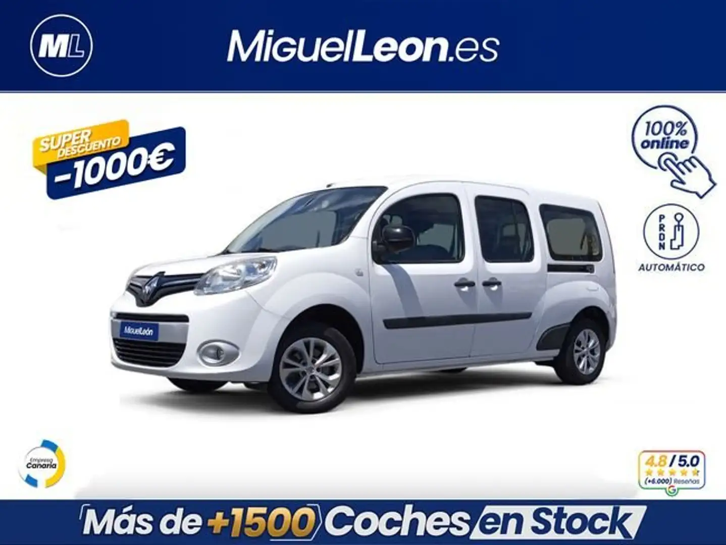 Renault Kangoo Maxi 1.5 110CV DCI edc energy Blanco - 1