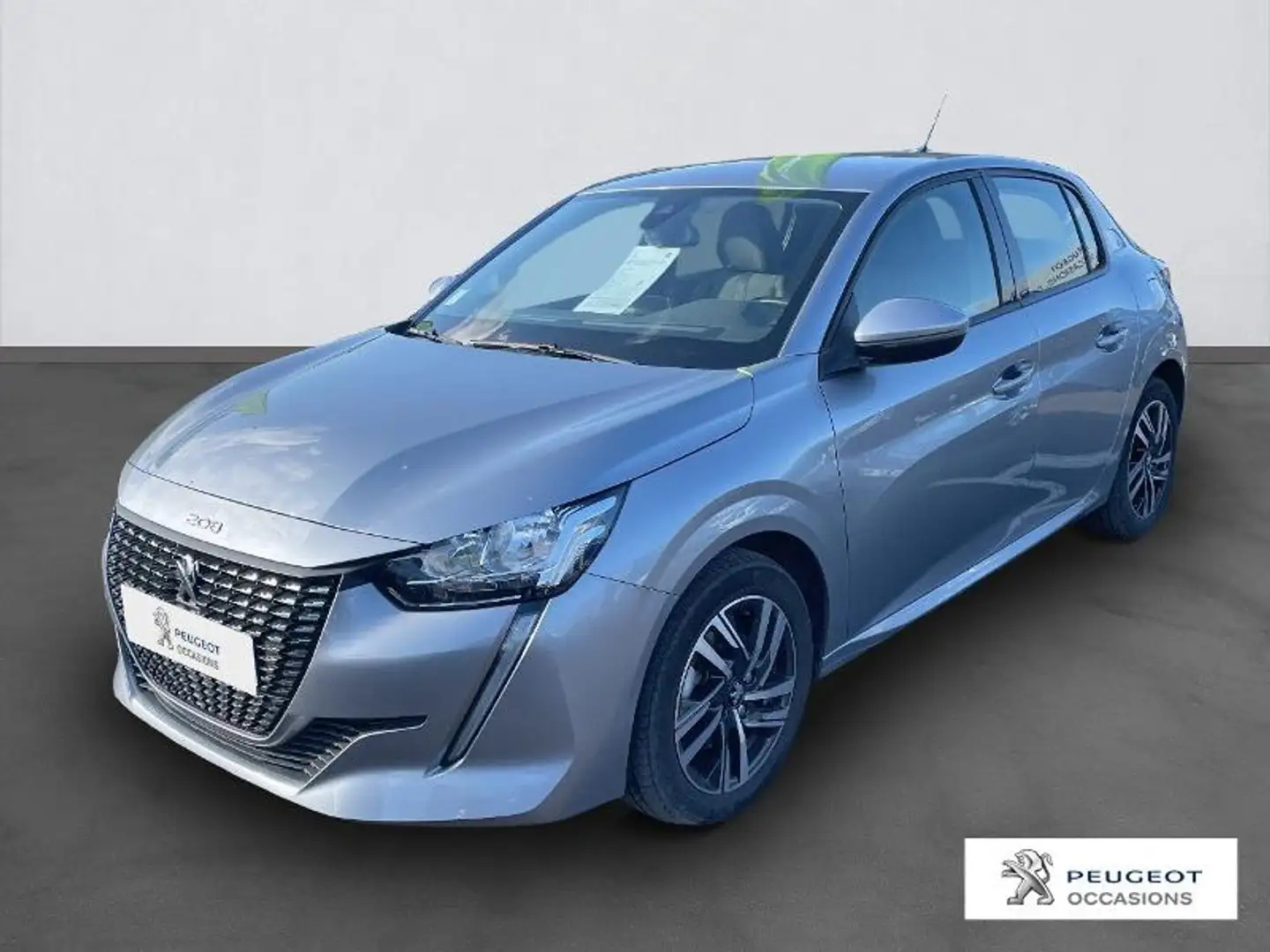 Peugeot 208 1.2 PureTech 100ch S&S Allure Gris - 1