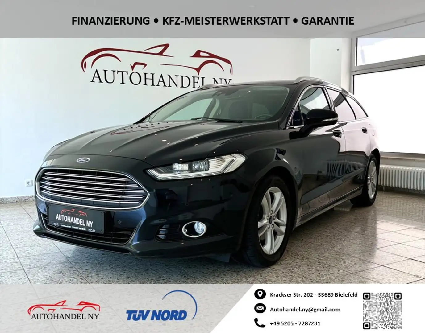 Ford Mondeo Ford Mondeo 2.0 TDCi Titanium, Autom,AHK,Pano,LED Schwarz - 1