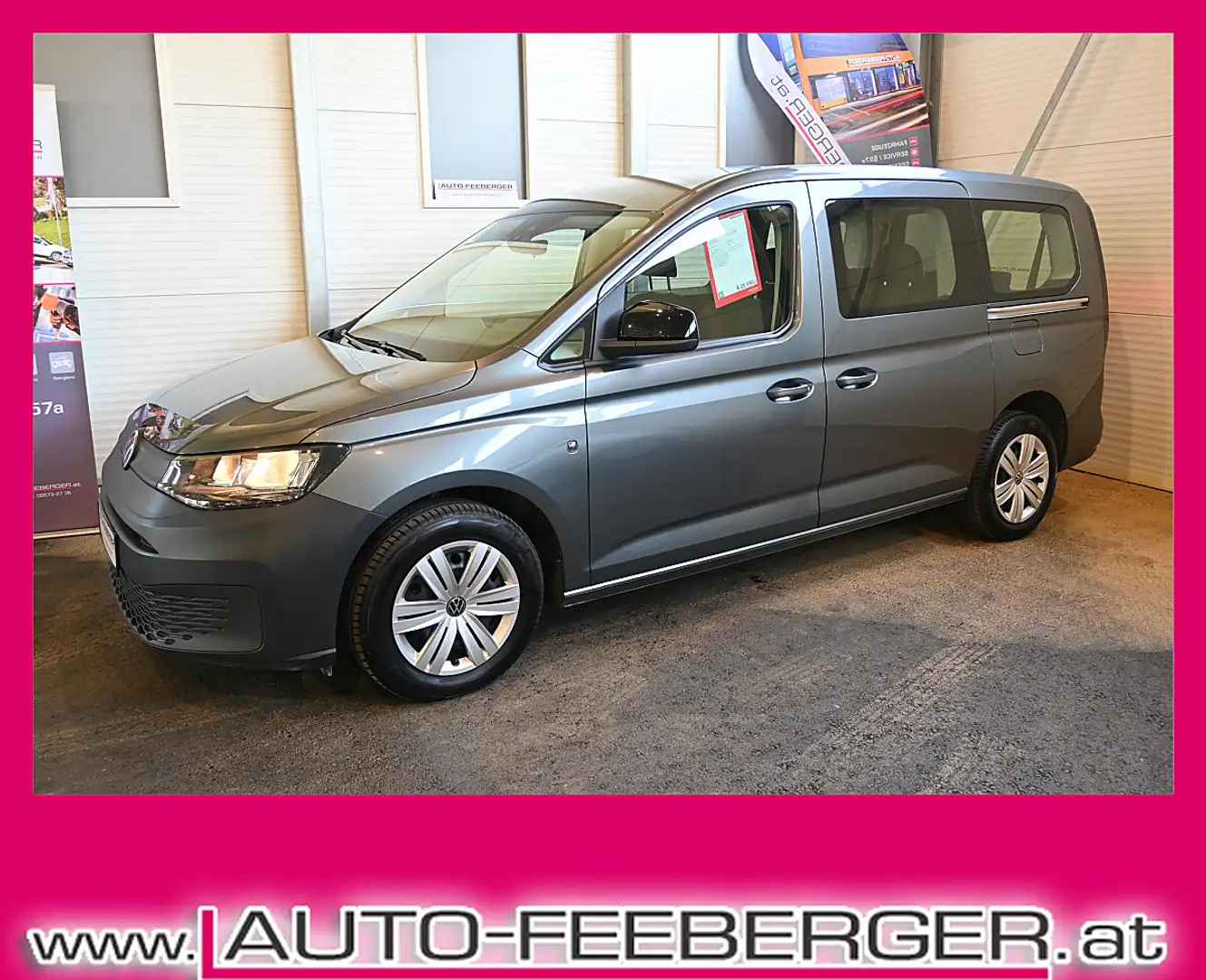 Volkswagen Caddy 2.0 TDI Maxi 7-Sitzer; Navi, Parkhilfe Grau - 1