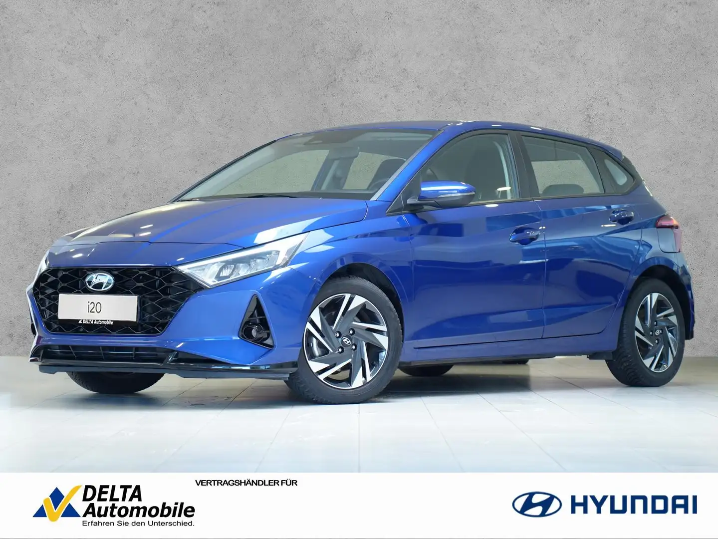 Hyundai i20 1.0 TGDI DCT Trend Voll-LED Carplay Kam Andr Blau - 1