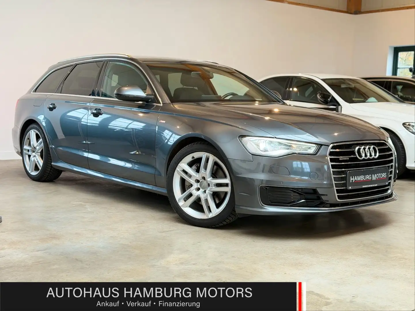 Audi A6 Avant 3.0 TDI quattro S-Line LEDER/272PS Gris - 1
