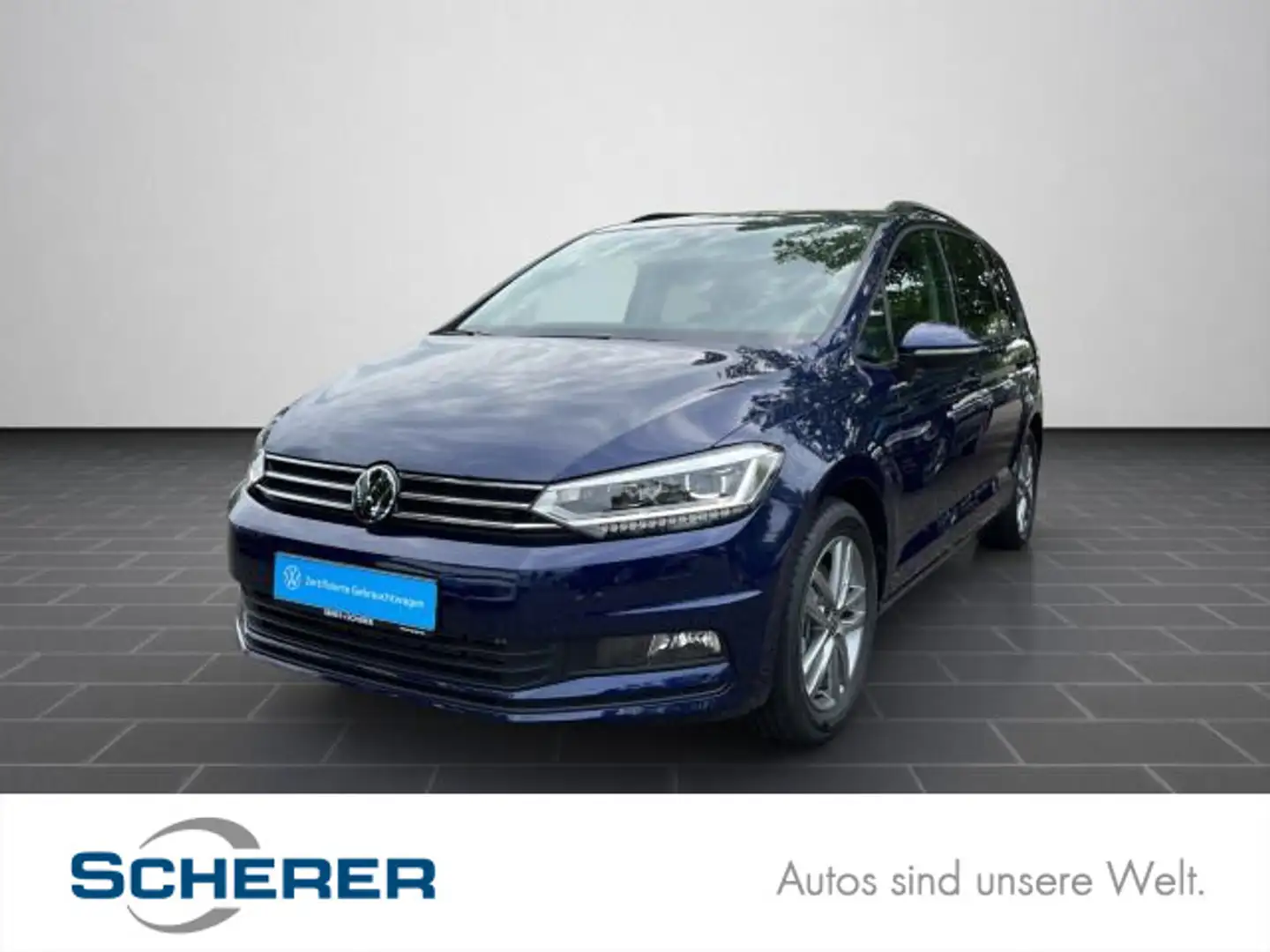Volkswagen Touran 1.5 TSI DSG Comfortline 7-Sitze+ACC+LED+N Blau - 1