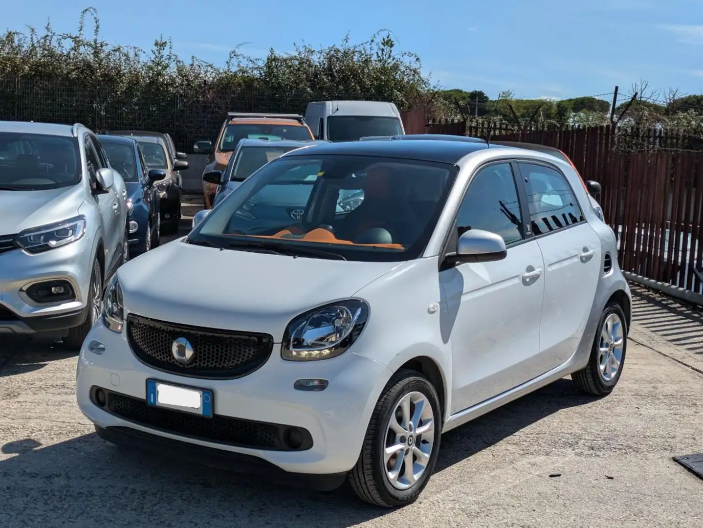 smart forFour 1.0cc 71cv TETTO PANORAMA CRUISE CONTROL Bianco - 2