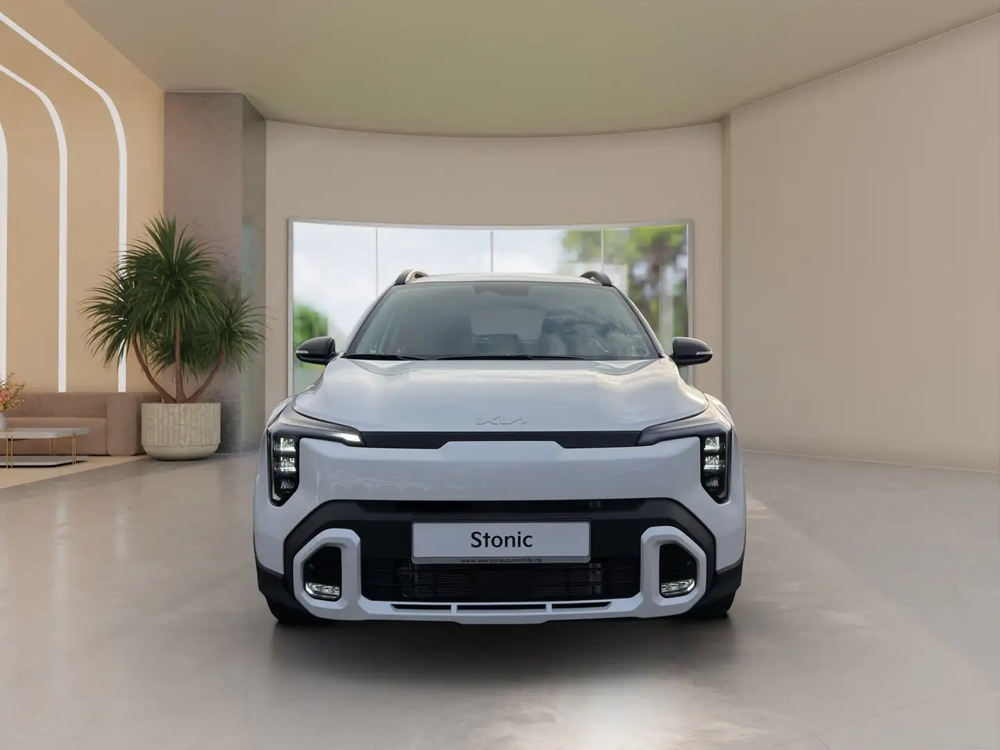 Kia Stonic 1.0 T-GDI 115 48V GT-Line DCT Weiß - 2