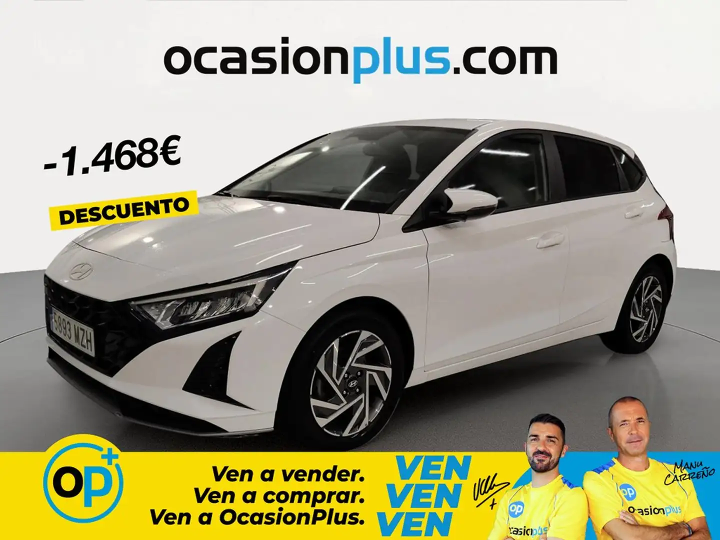 Hyundai i20 1.0 TGDI Klass 100 Blanco - 1