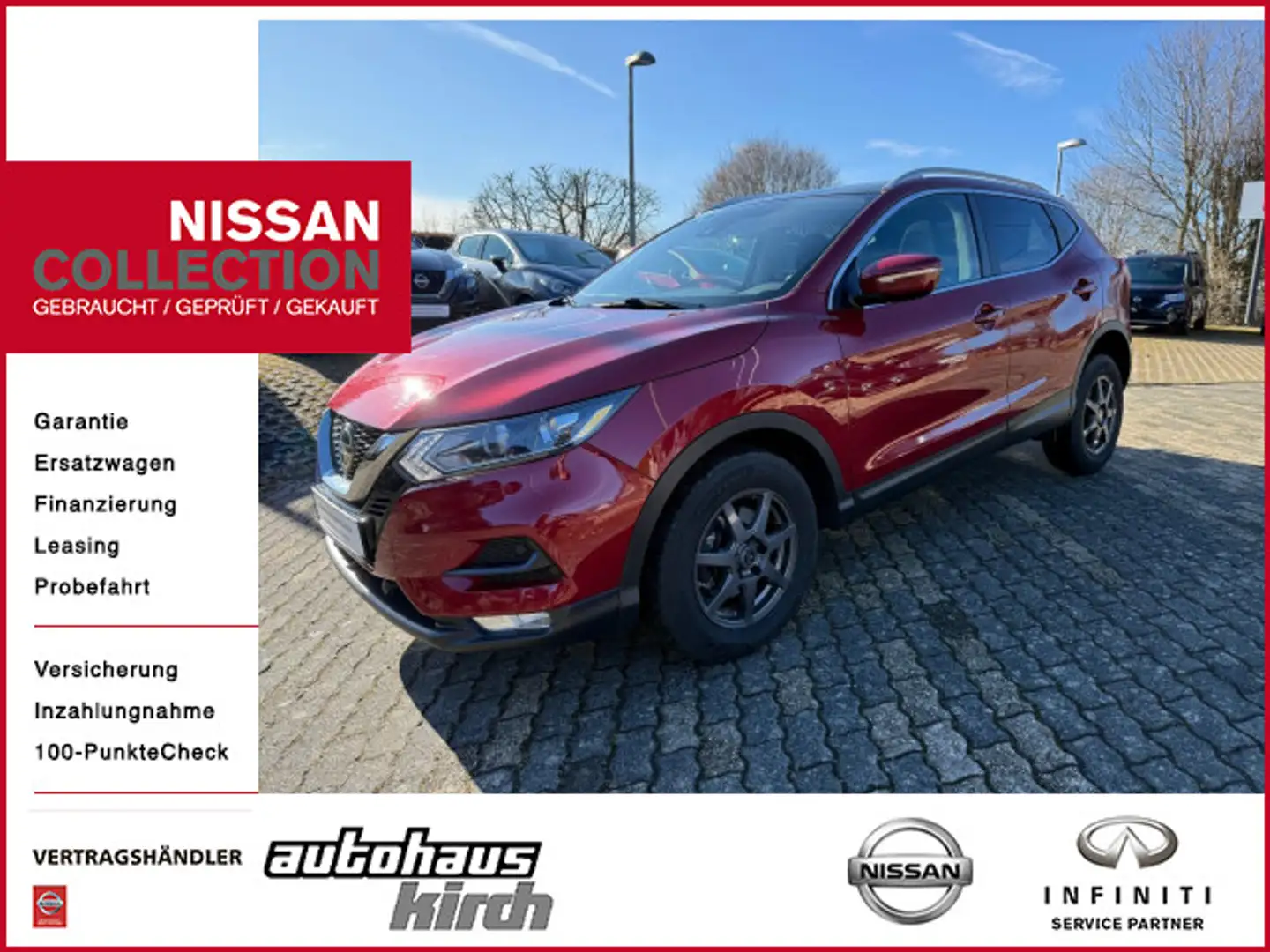 Nissan Qashqai 1.7 N-Way 4x4 dci Rouge - 1