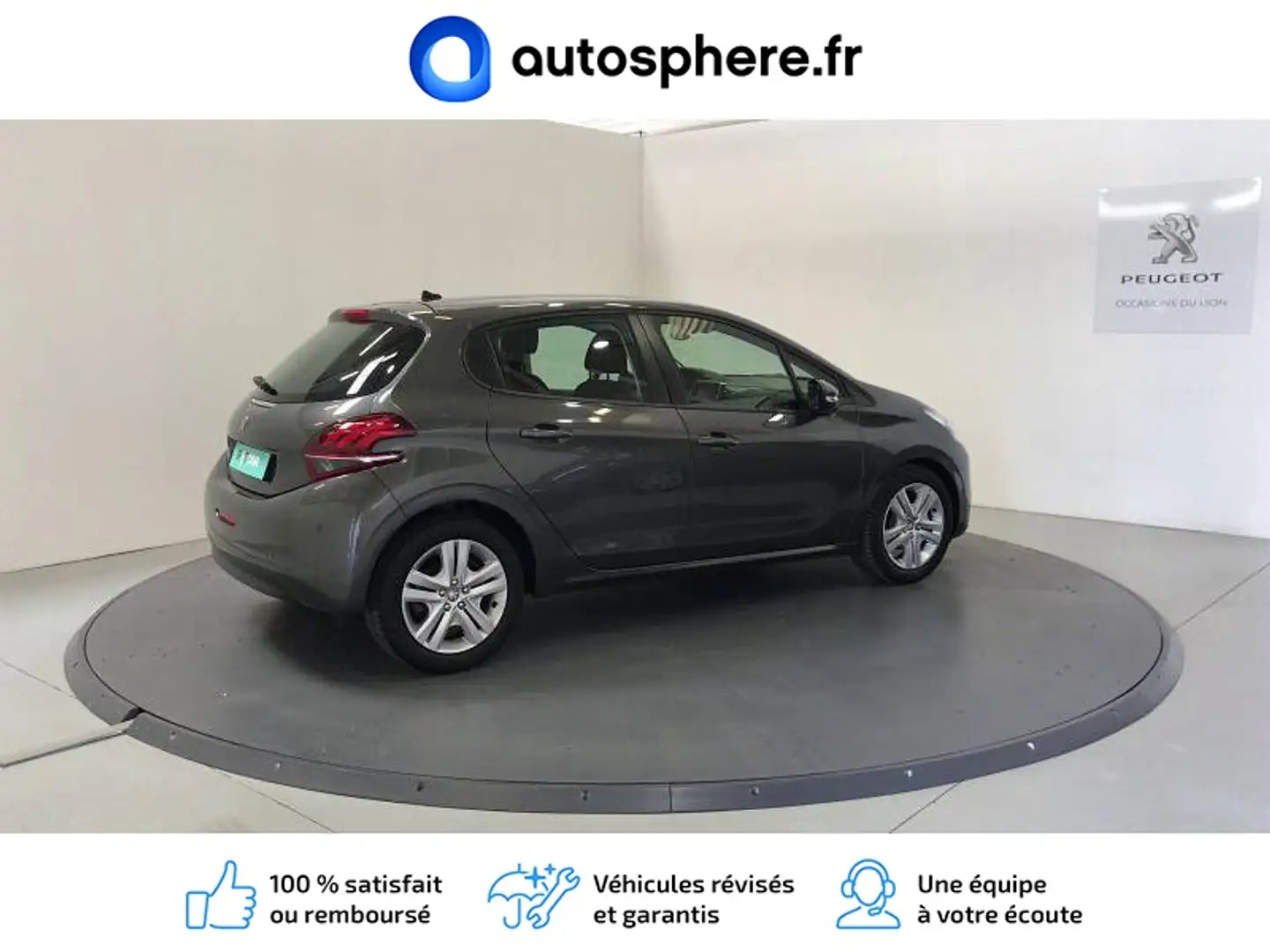 Peugeot 208 1.5 BlueHDi 100ch E6.c Signature BVM5 5p Gris - 2