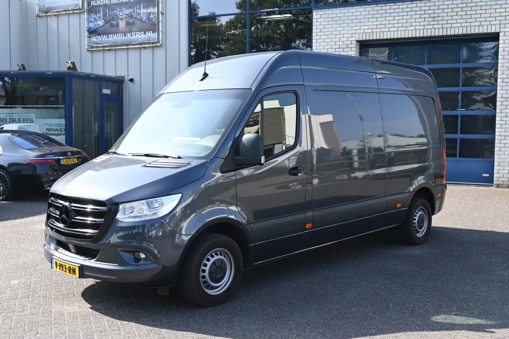 Mercedes-Benz Sprinter 214-314 CDI L2H2 MARGE Geveerde stoel, Navigatie m Grijs - 1
