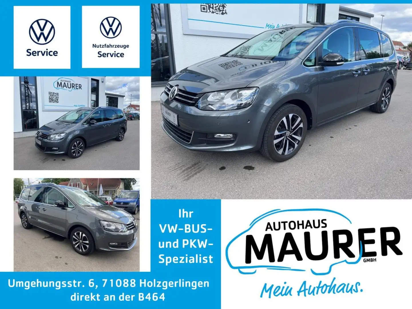 Volkswagen Sharan Comfortline IQ.Drive 1,4 TSI DSG 7-Sitzer Grau - 1