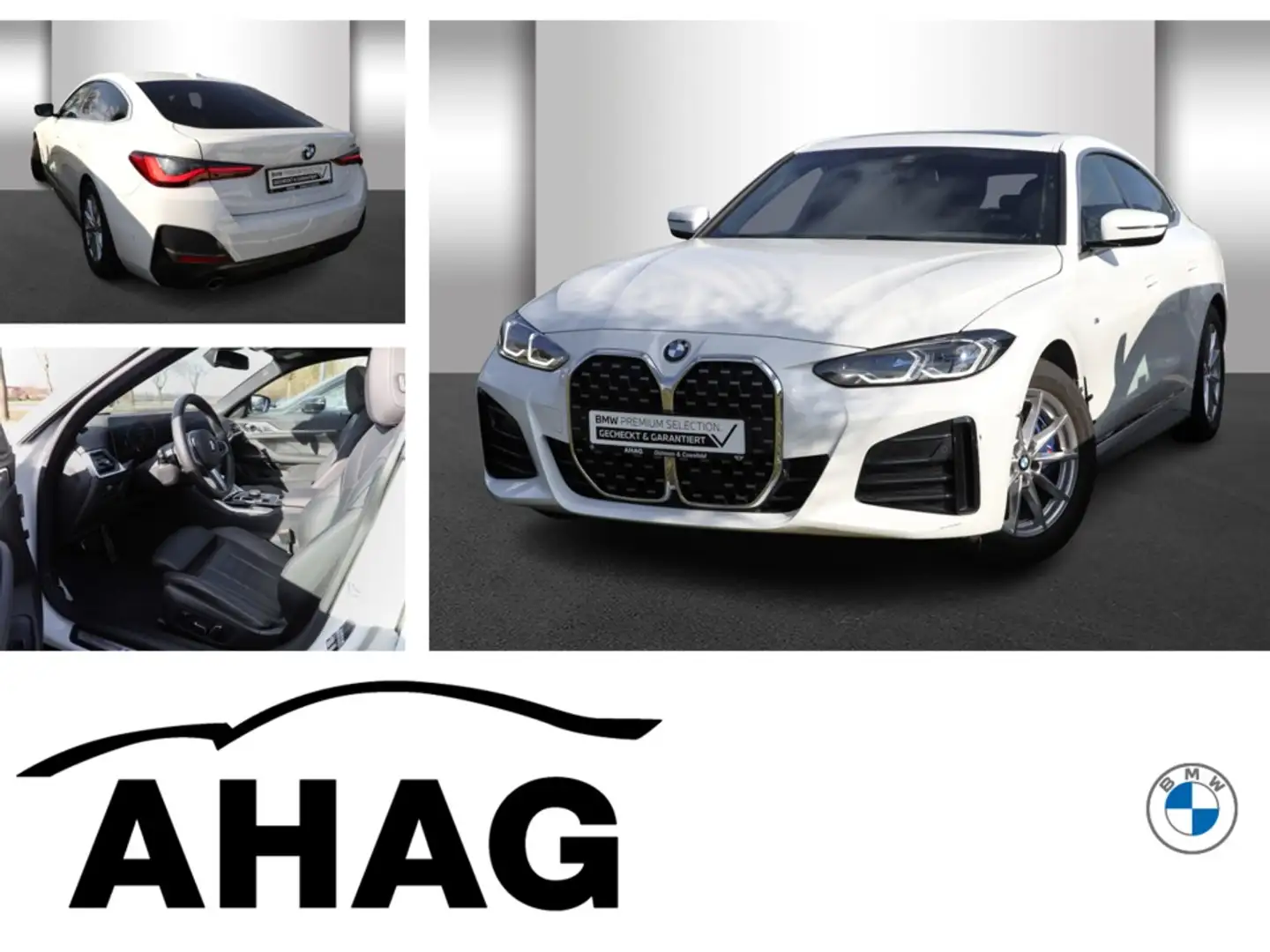 BMW 430 i Gran Coupe M Sportpaket Klimaaut. Glasdach Weiß - 1