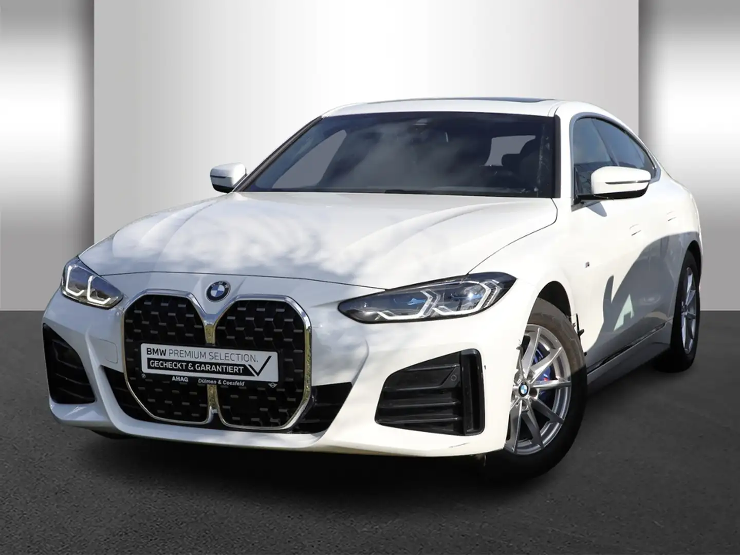 BMW 430 i Gran Coupe M Sportpaket Klimaaut. Glasdach Blanc - 2