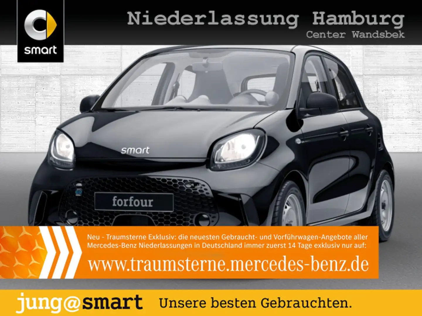 smart forFour EQ 60kWed cool&Audio SHZ Dig Radio Tempom Schwarz - 1