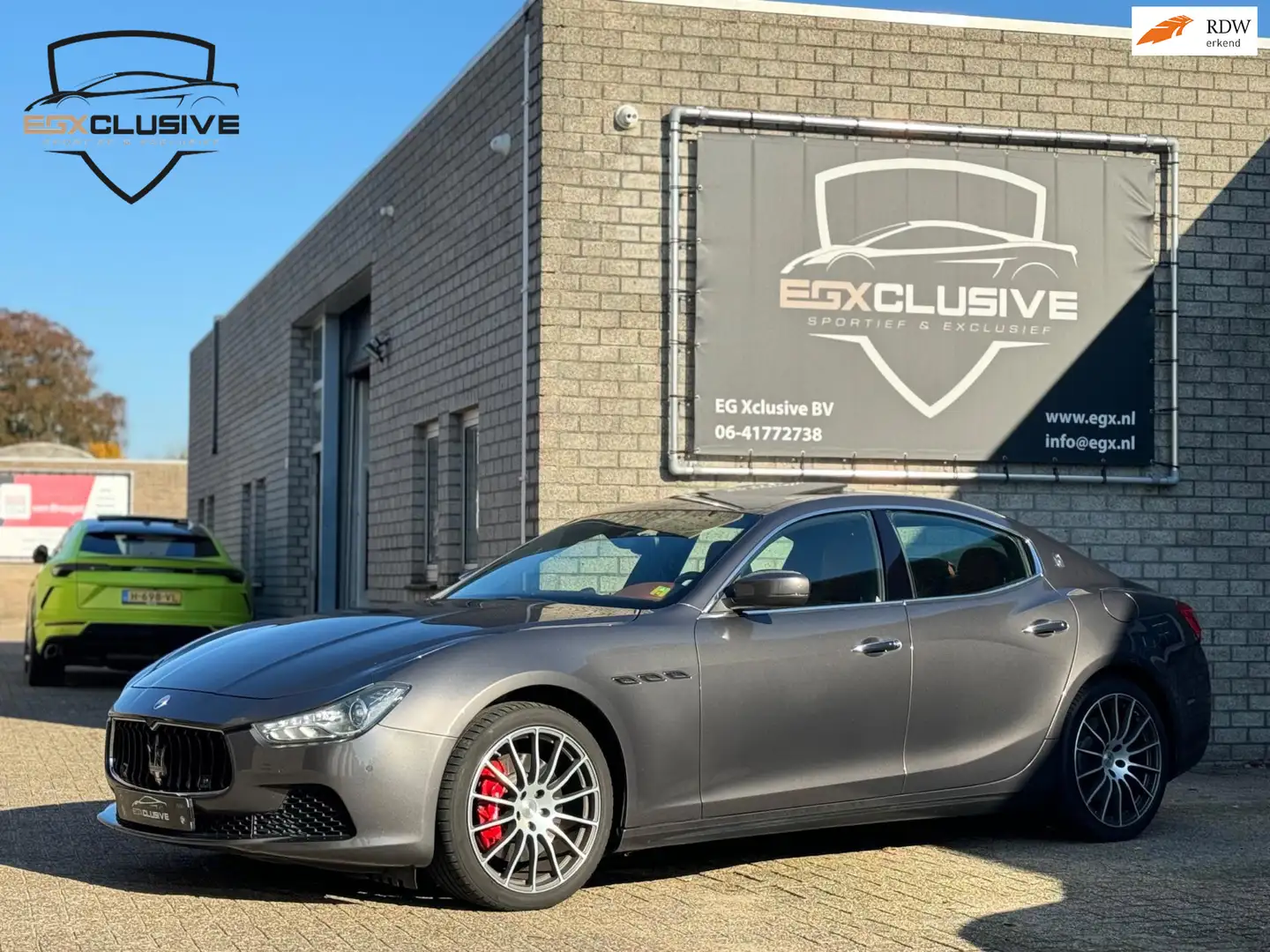 Maserati Ghibli 3.0 V6 Facelift/Pano/Carbon/Camera/NAP Grijs - 1