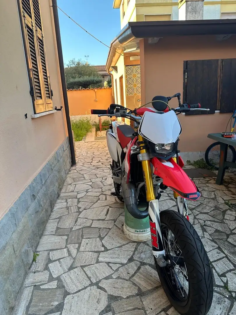 HM CRM Basic 125 Derapage RR Motard Blanc - 1