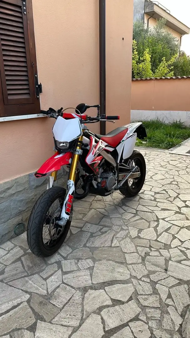 HM CRM Basic 125 Derapage RR Motard Blanc - 2
