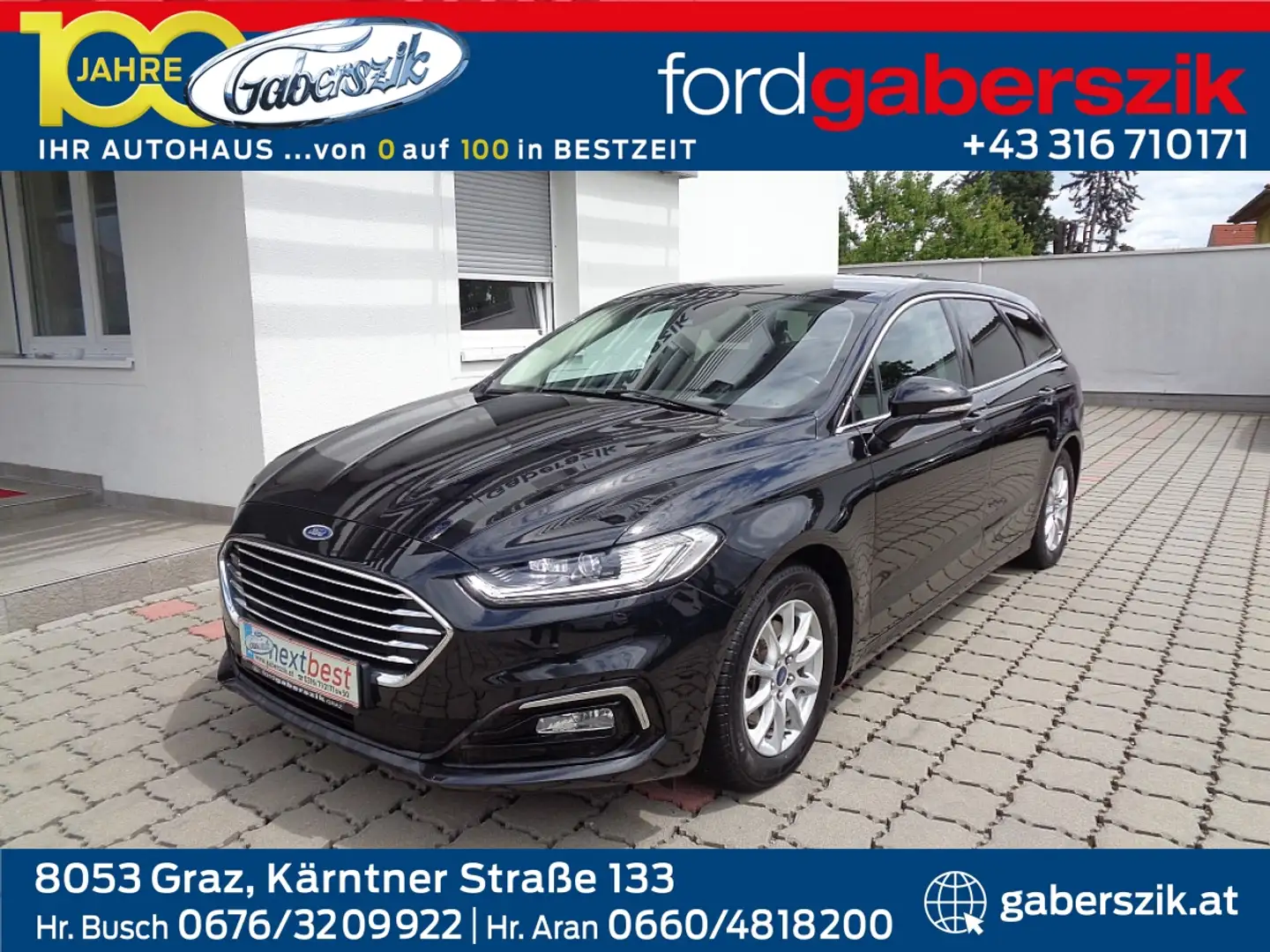 Ford Mondeo Traveller Titanium 2,0 Hybrid Aut. Schwarz - 1
