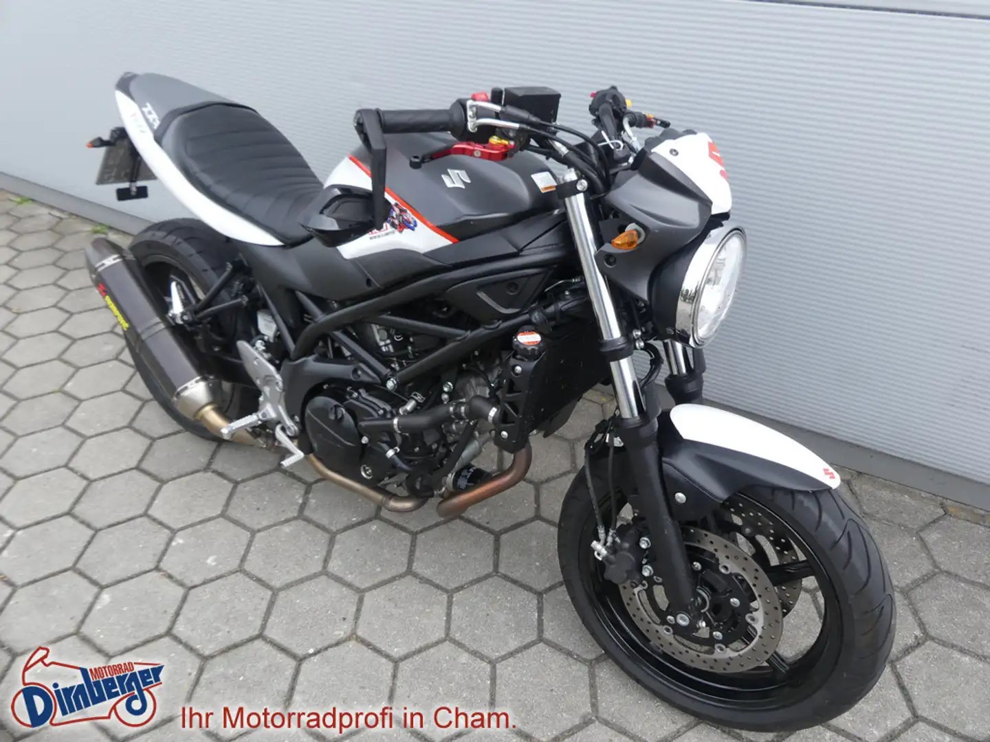Suzuki SV 650 ABS Akra-Auspuff Tieferlegung +Zubehör Gri - 2