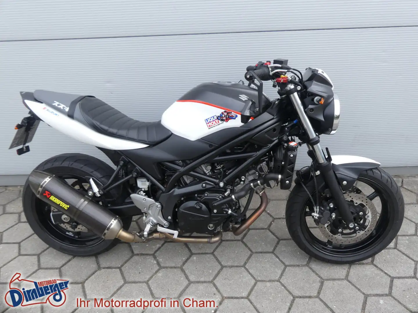 Suzuki SV 650 ABS Akra-Auspuff Tieferlegung +Zubehör Gri - 1