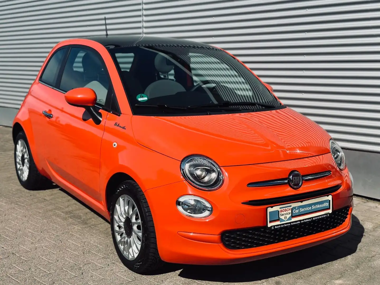 Fiat 500 Dolcevita Hybrid Tempomat Panoramadach Orange - 1