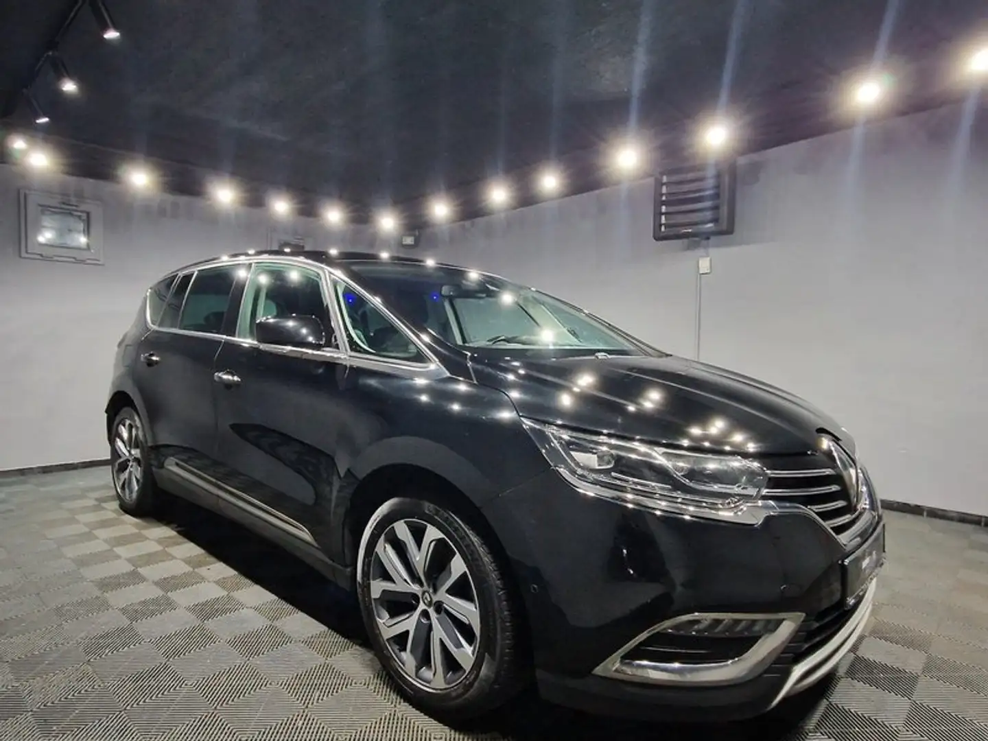 Renault Espace 1.6 dci |AUTOM|7SITZER|PANO|VOLLEDER|NAVI Schwarz - 2
