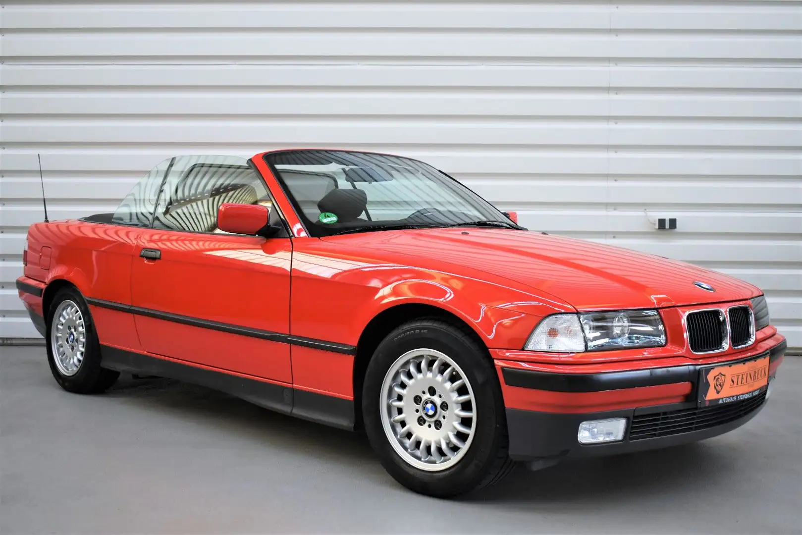 BMW 325 i Cabrio+ Klimaauto.+ Sehr gepflegt+ 77.500KM Roşu - 1