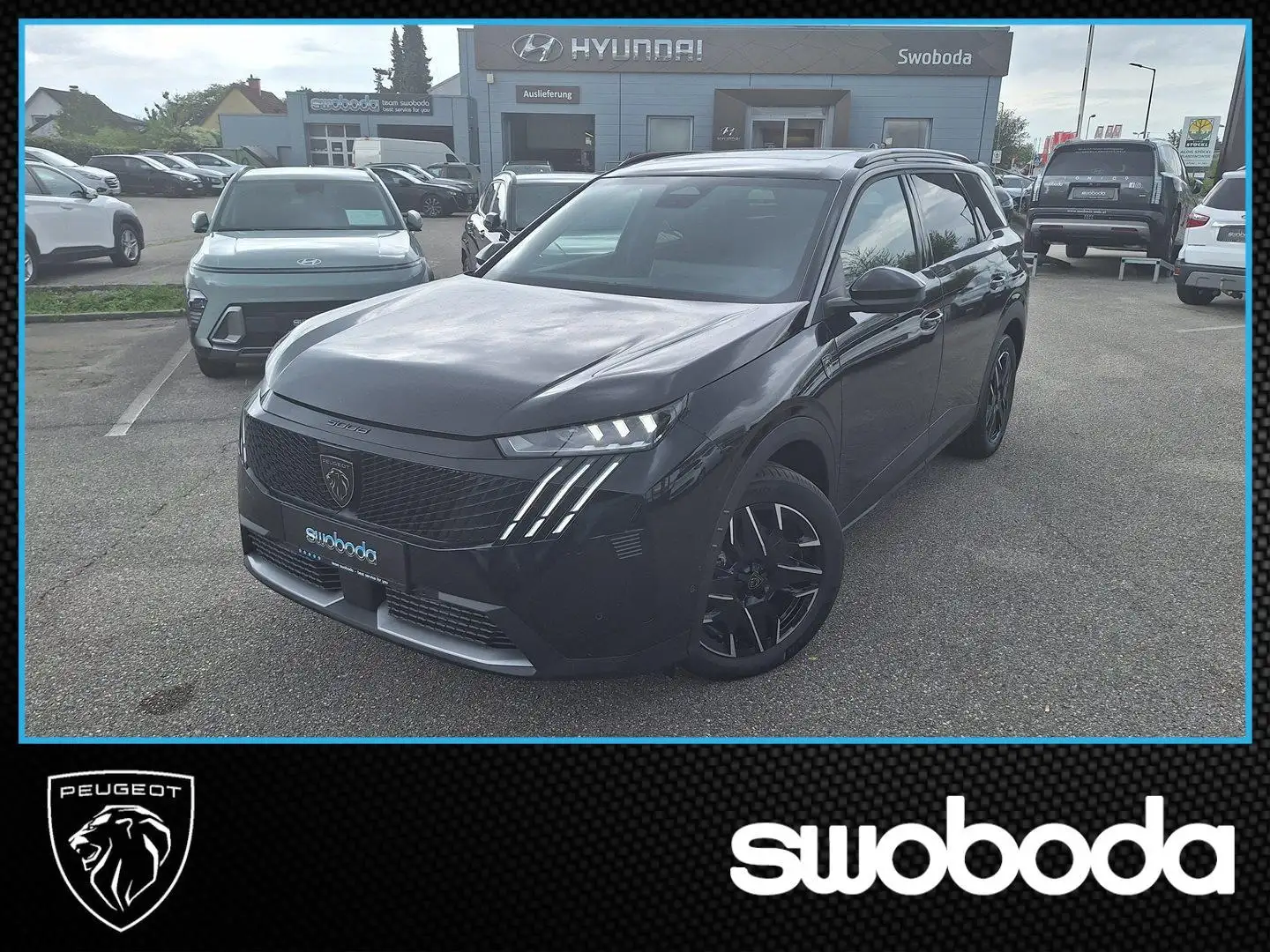 Peugeot 5008 mHEV 145 e-DCS6 Aut. Schwarz - 1
