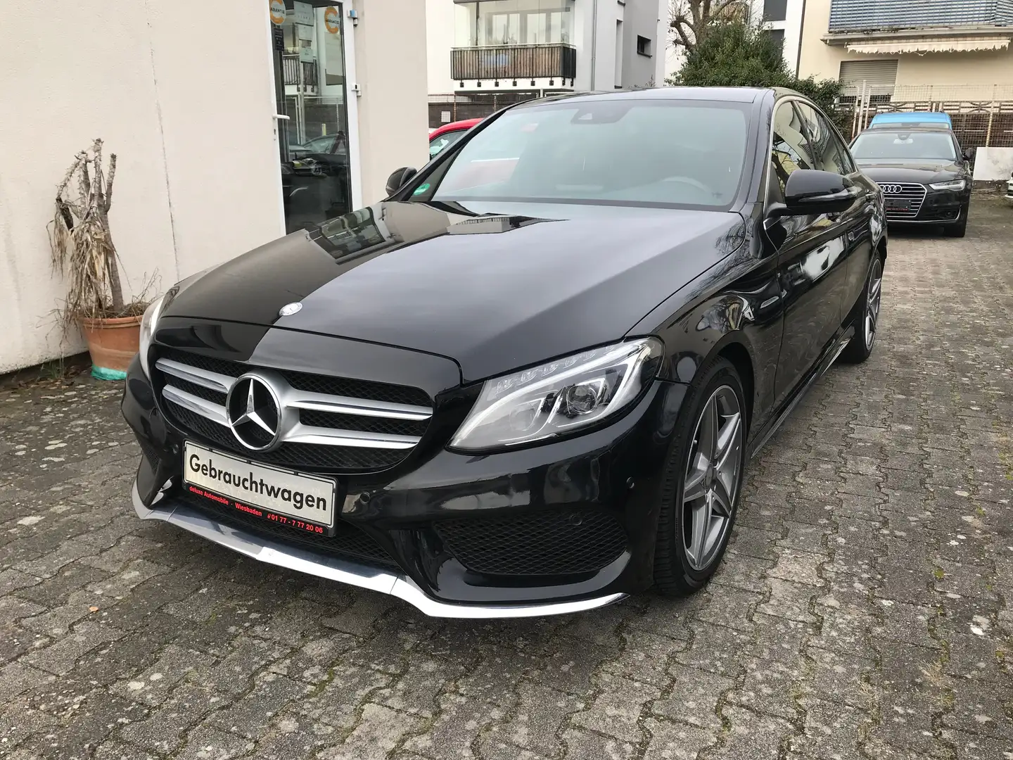 Mercedes-Benz C 250 7G-TRONIC 2x AMG Line SPORTSITZE LEDER NAVI.ALU Schwarz - 2