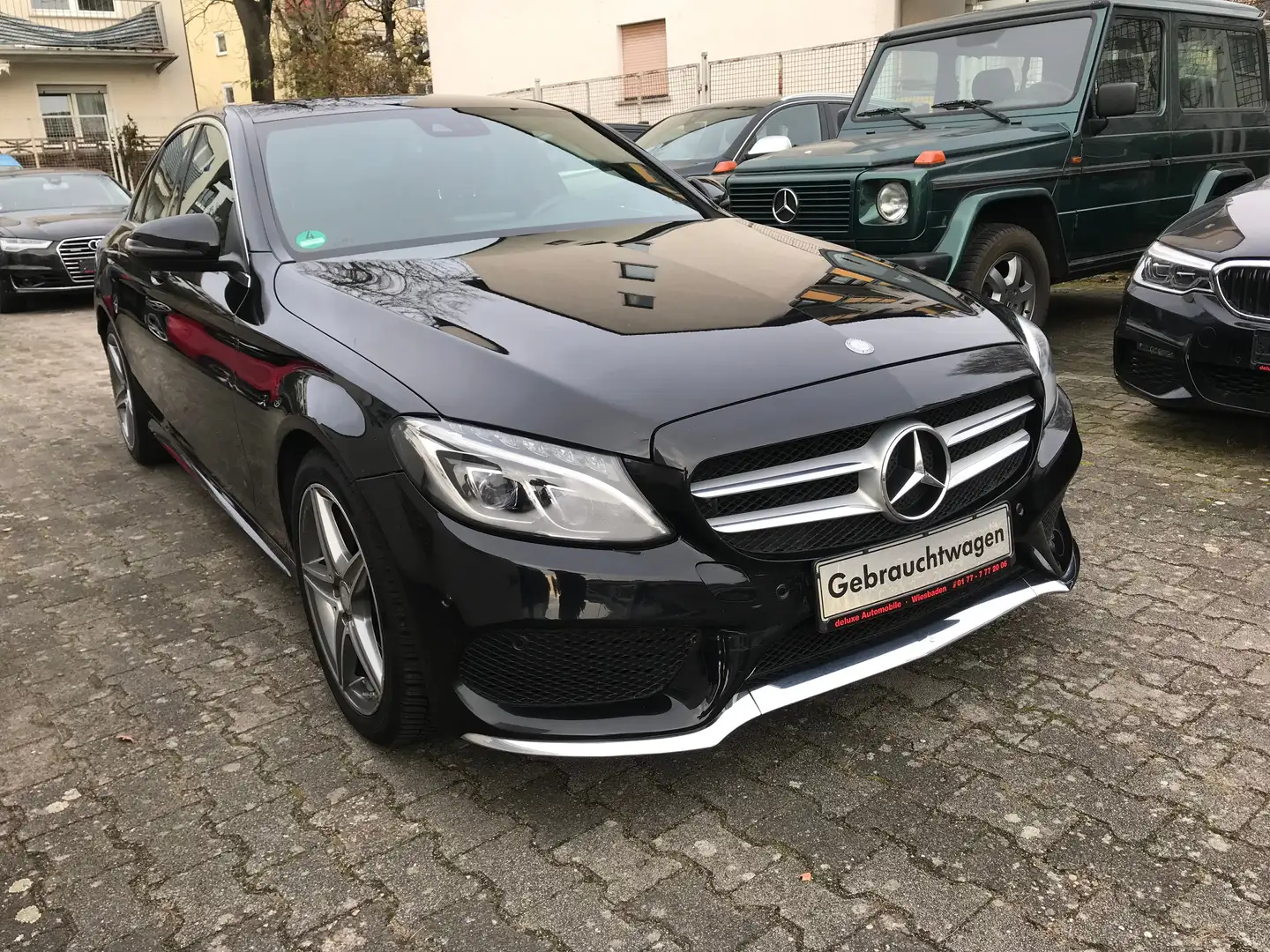 Mercedes-Benz C 250 7G-TRONIC 2x AMG Line SPORTSITZE LEDER NAVI.ALU Schwarz - 1