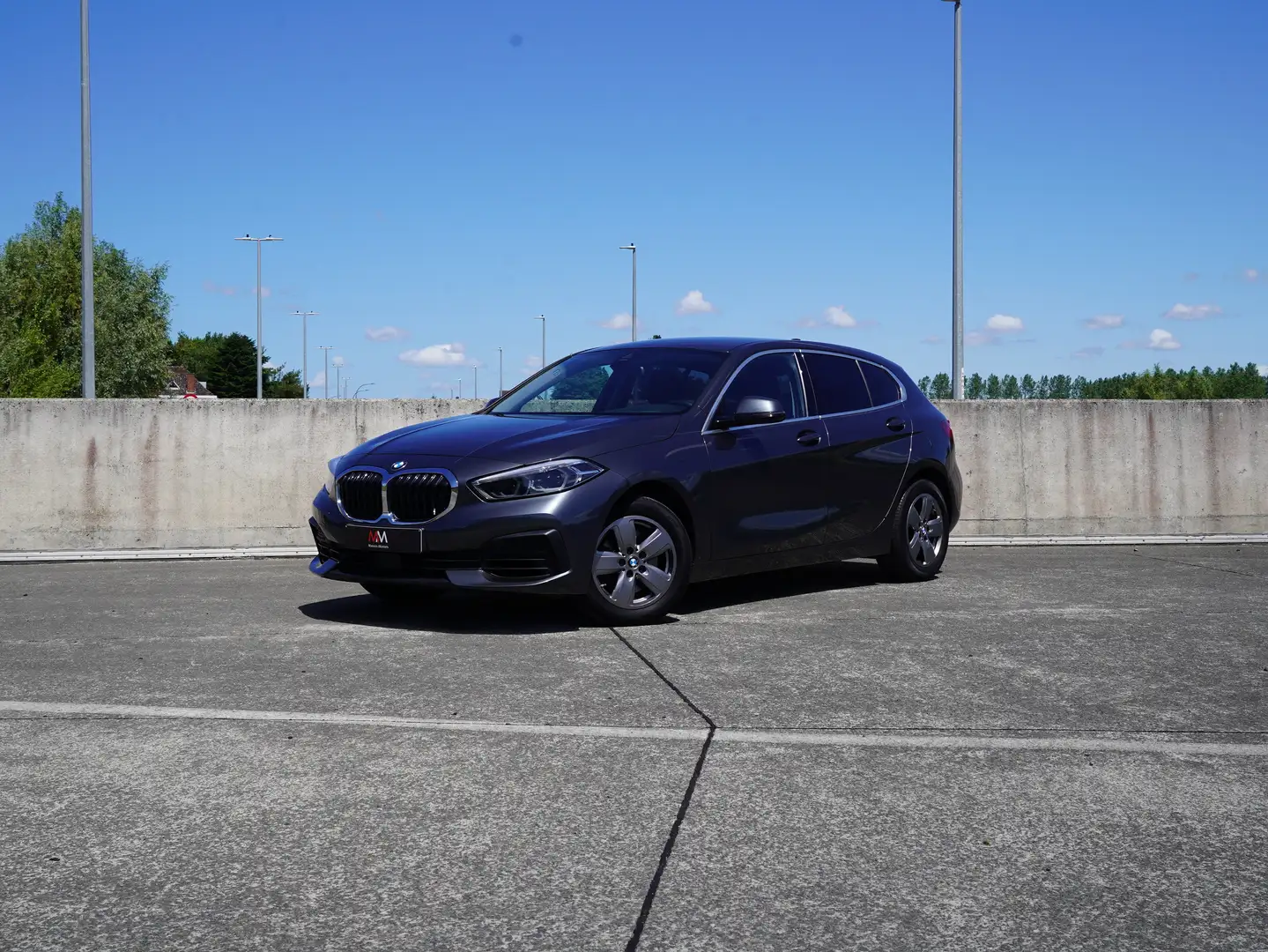 BMW 116 116i Aut. Advantage Gris - 1