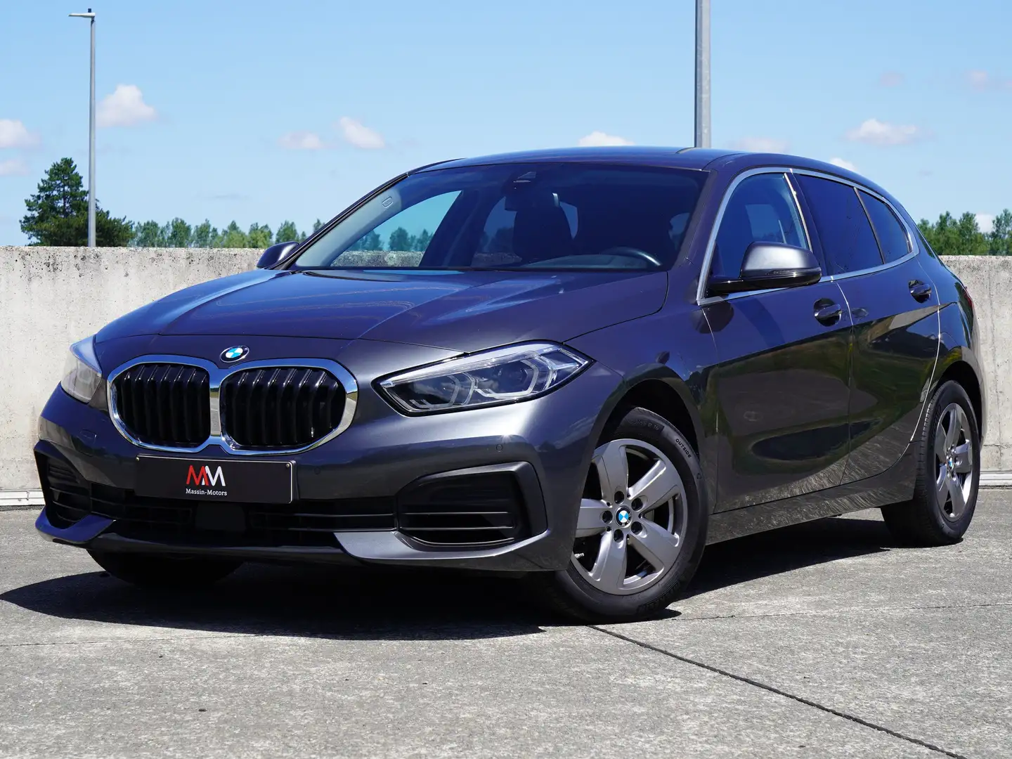 BMW 116 116i Aut. Advantage Gris - 2