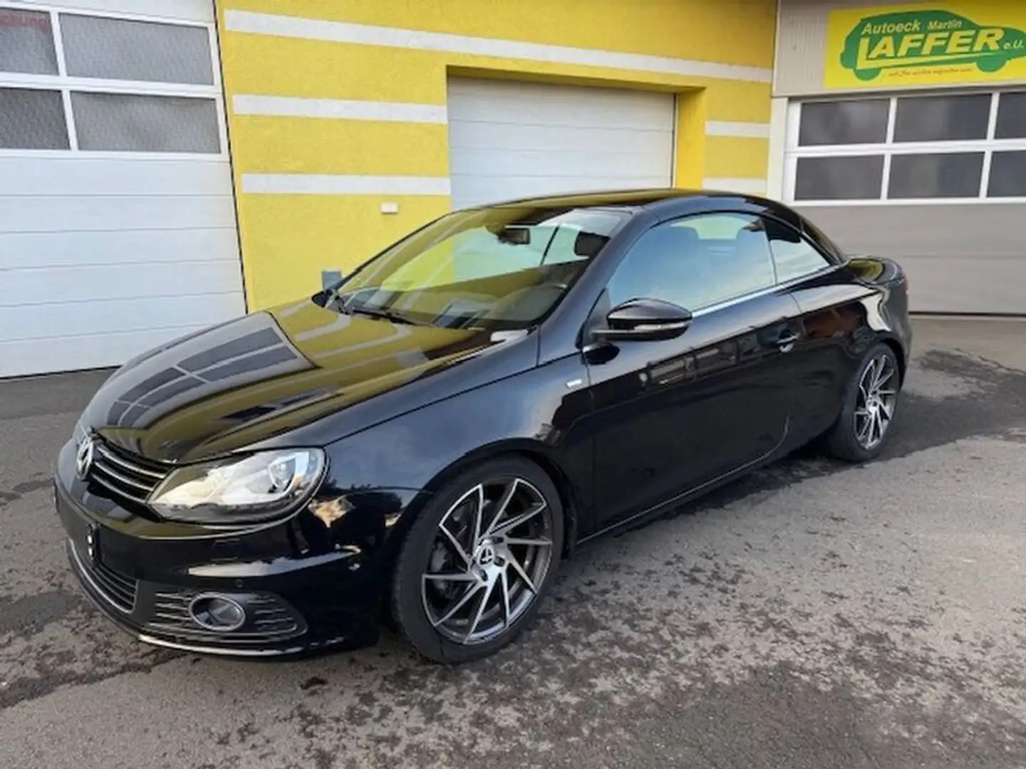 Volkswagen Eos Cabrio 2.0 TDI DSG BMT - Top Zustand! Schwarz - 2