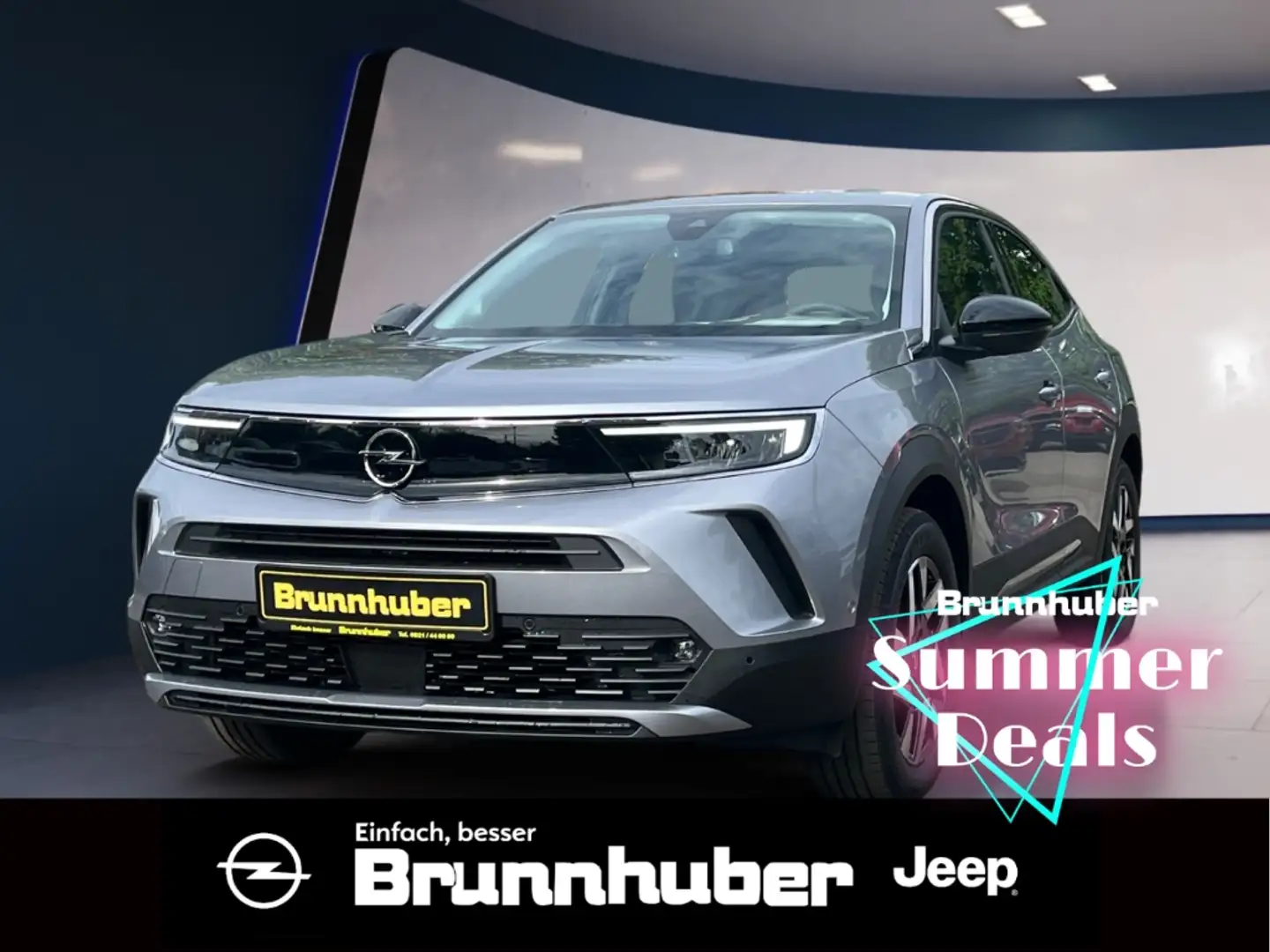 Opel Mokka-E Elegance Electric, LED Apple CarPlay Android Auto Grau - 1