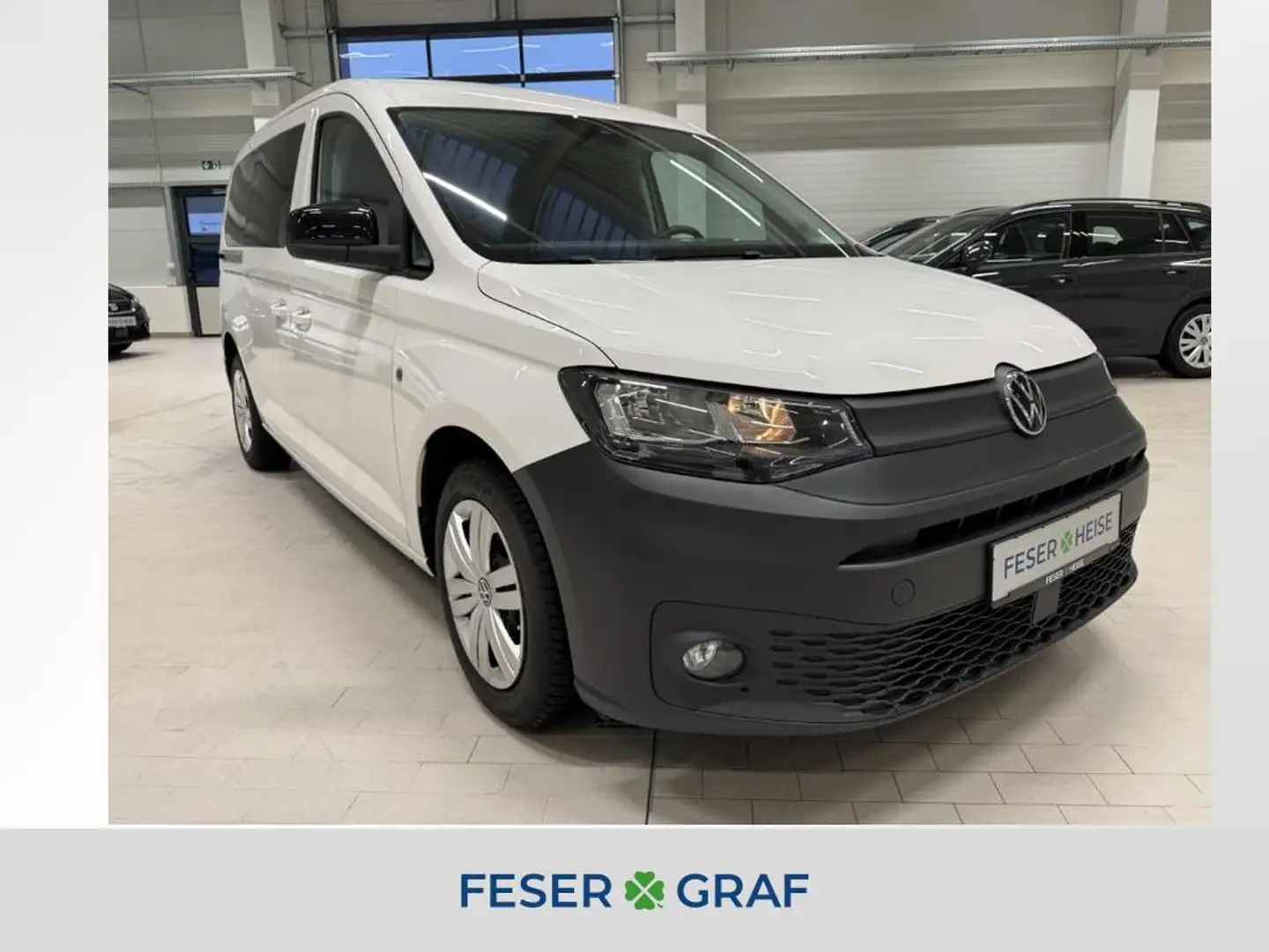 Volkswagen Caddy 2.0 TDI AHK/NAVI/DAB/KLIMA Weiß - 1