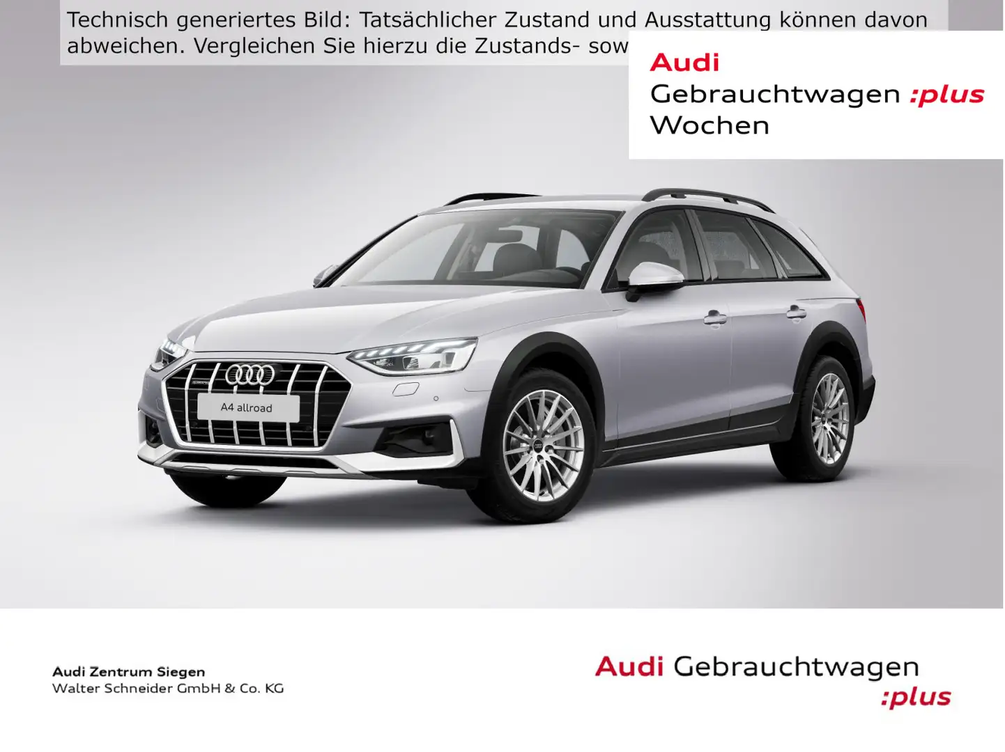 Audi A4 allroad 50 TDI quattro LED AHK Navi Silber - 1