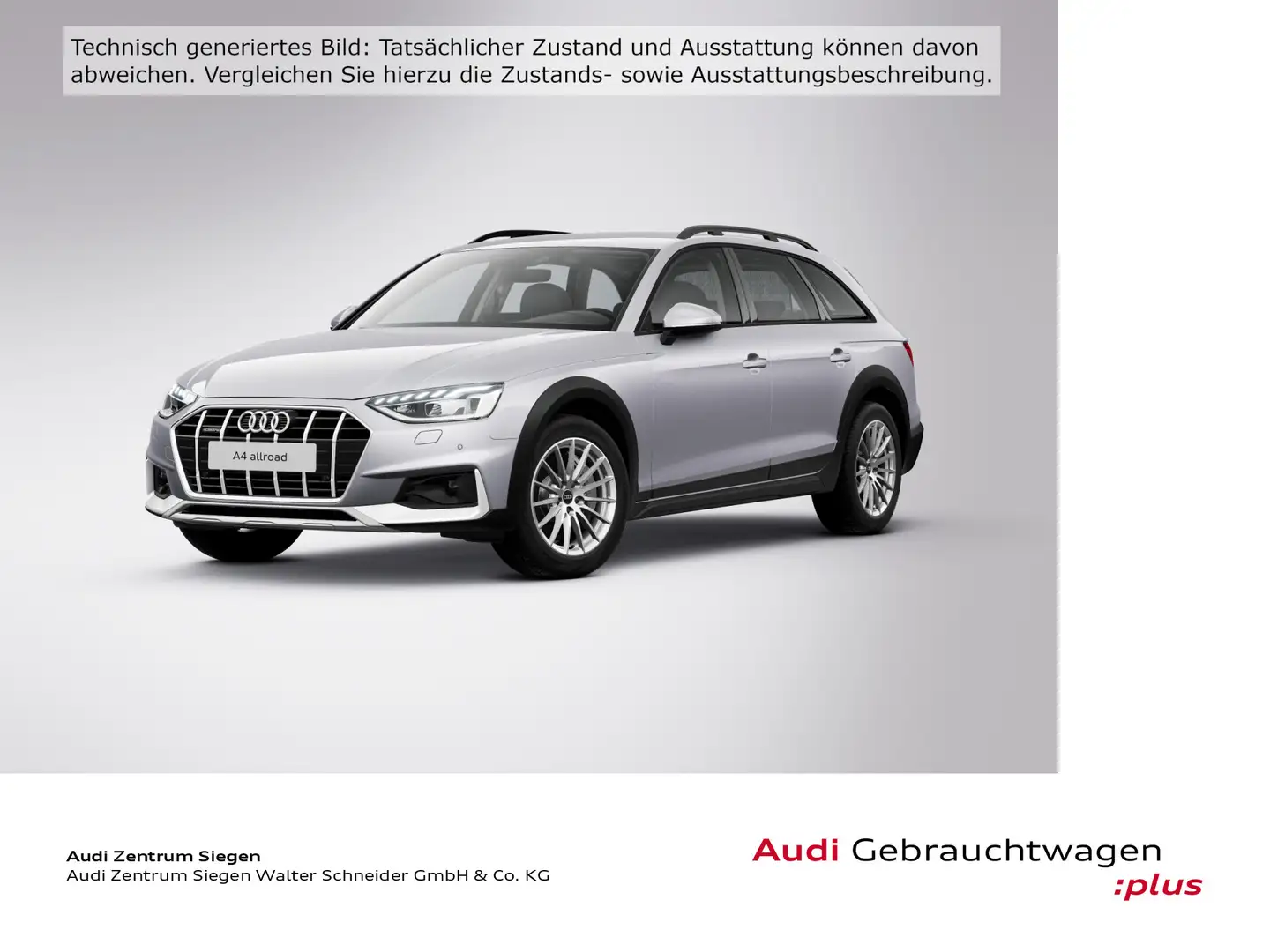 Audi A4 allroad 50 TDI quattro LED AHK Navi Zilver - 1