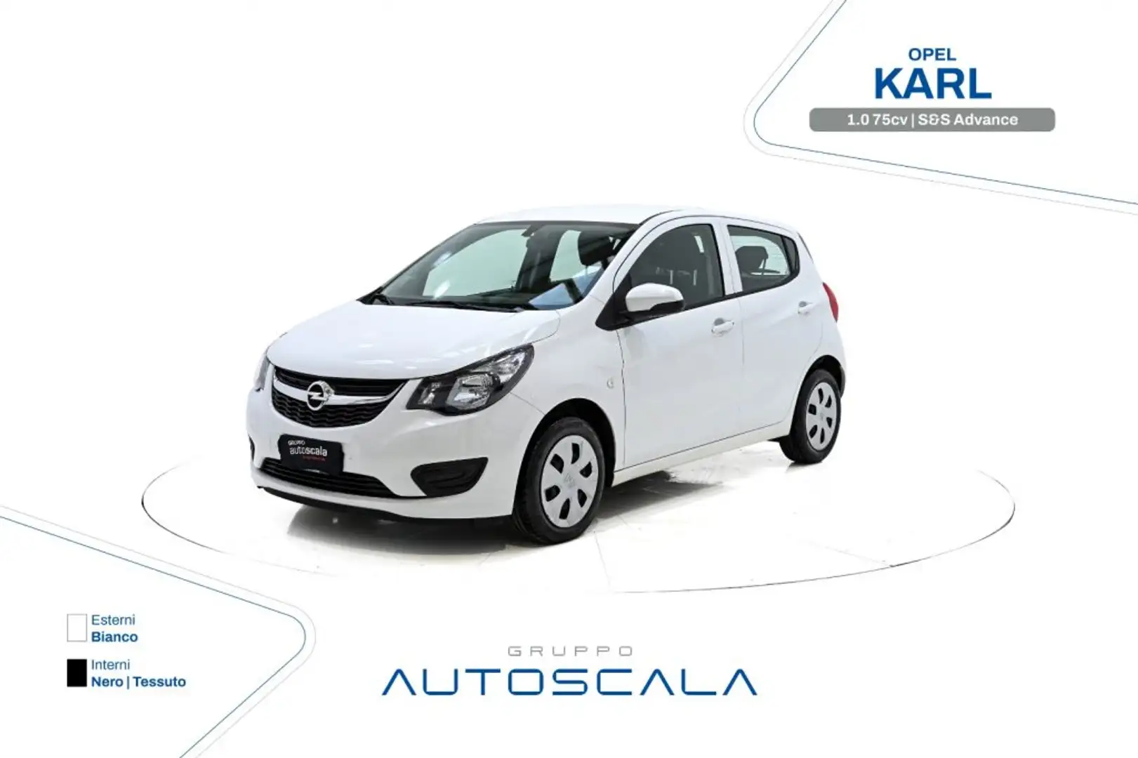 Opel Karl 1.0 75 CV Start&Stop Advance White - 1