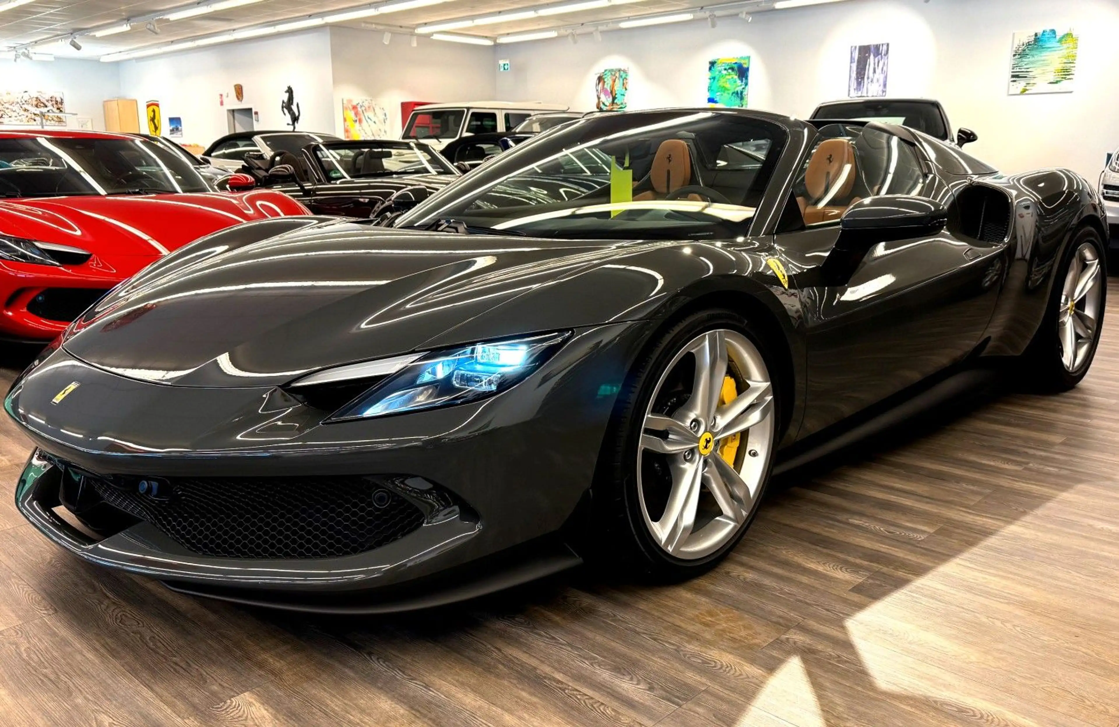 Ferrari 296 GTS Spider Lift Carbon Sitze Grigio Scuro