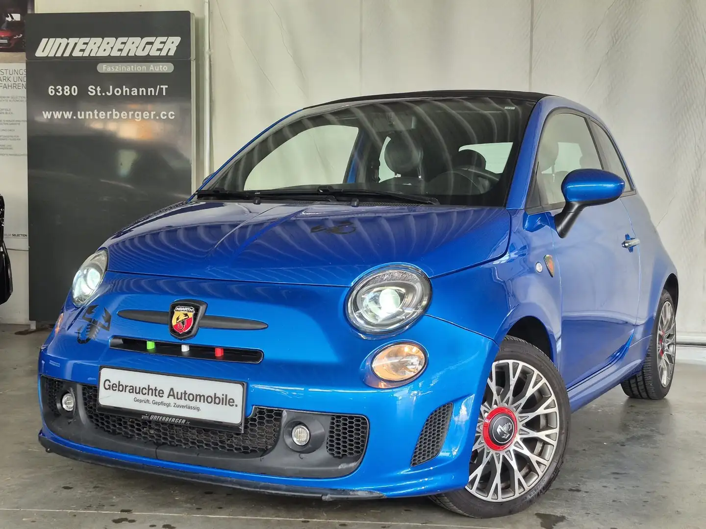 Fiat 500 S Cabrio Blau - 1